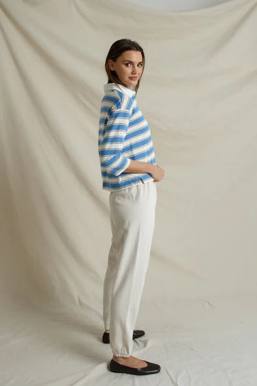 daria in pacific blue stripe