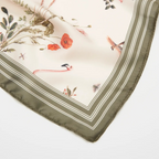 wonderland toile silky scarf