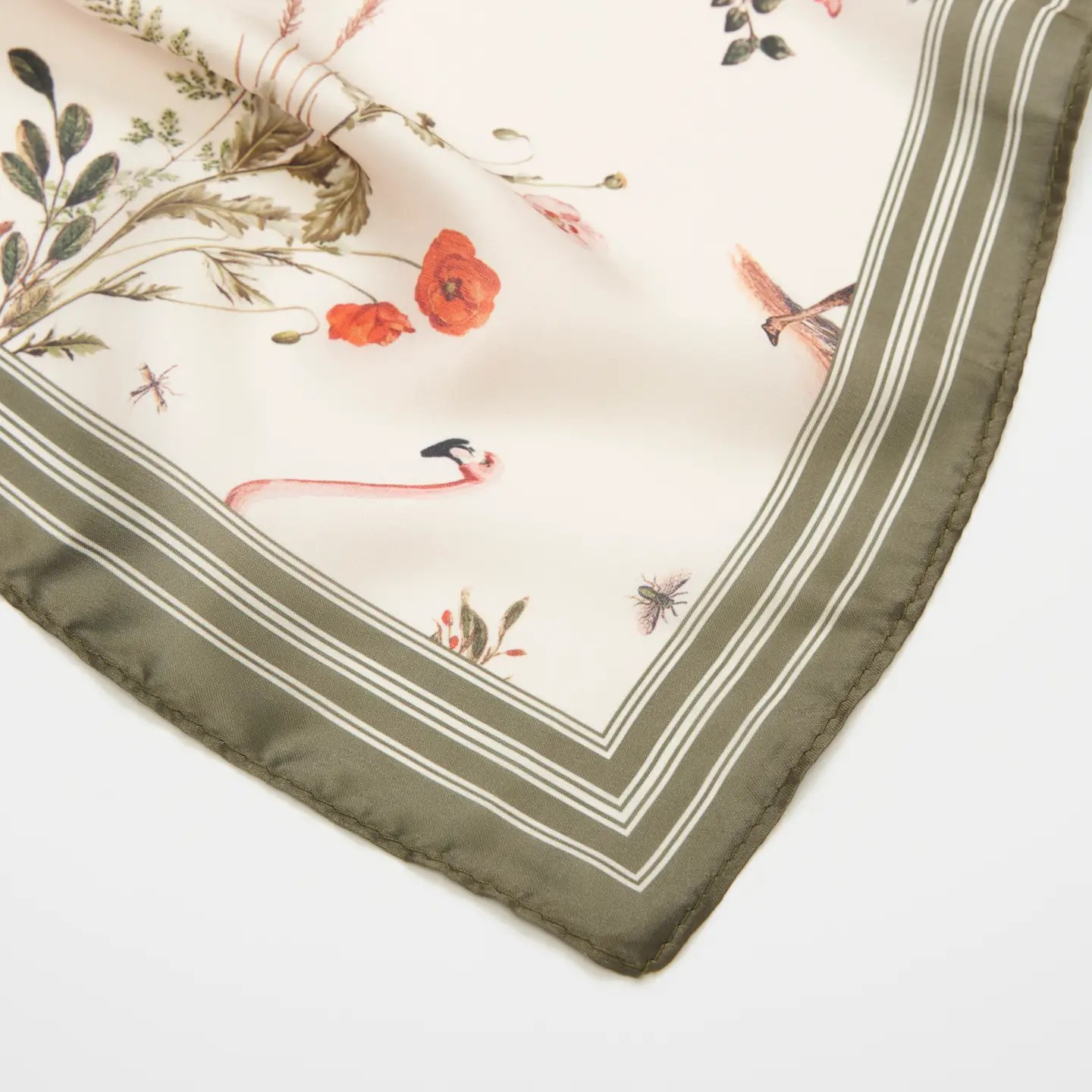 wonderland toile silky scarf