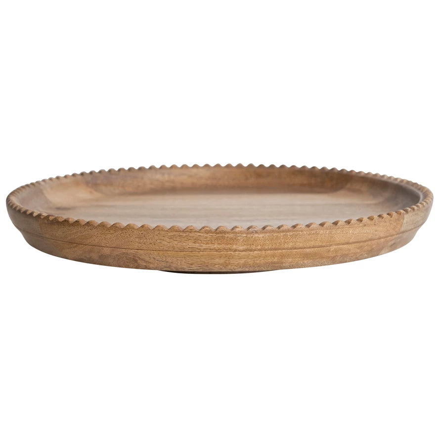 mango wood lazy susan