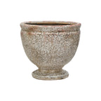 terracotta footed urn