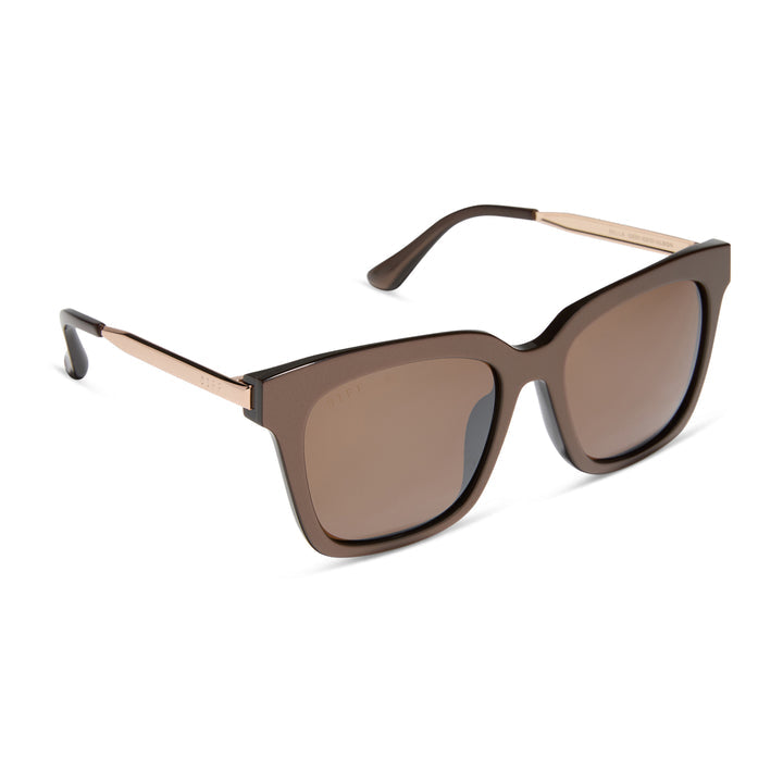 bella xs in moscow mule + brown with gold flash