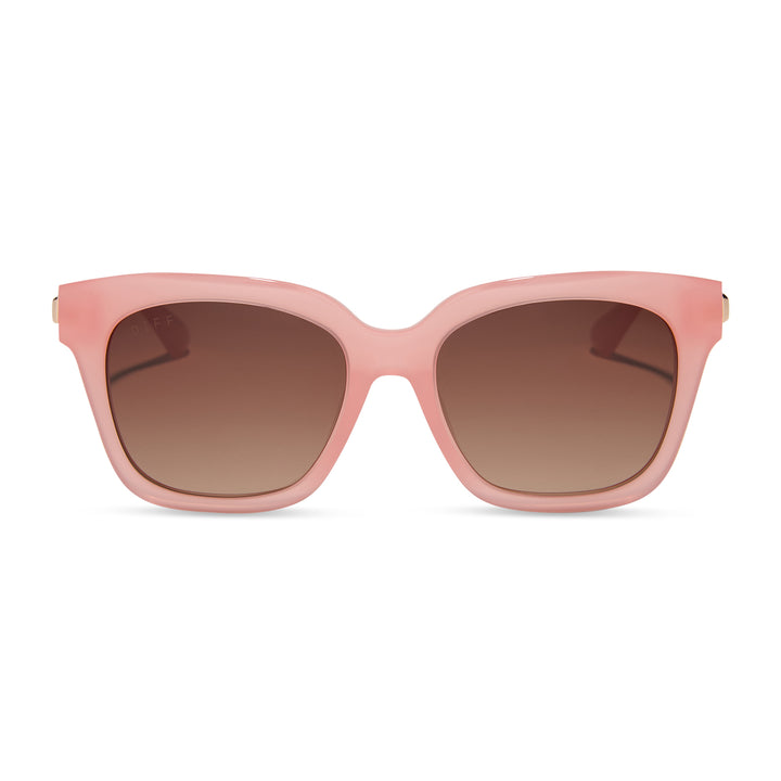 bella xs in peach + brown polarized