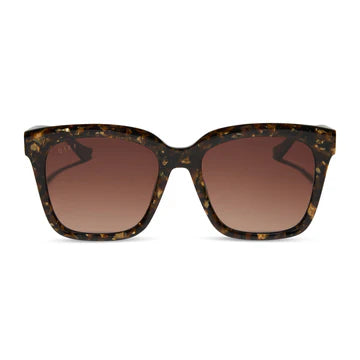 meredith glitter tort + brown gradient