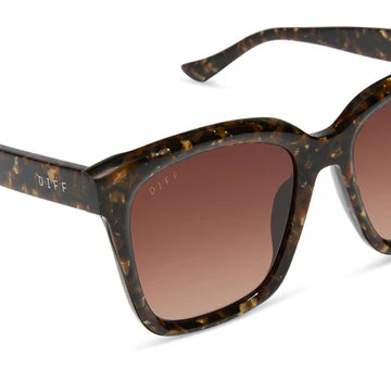 meredith glitter tort + brown gradient