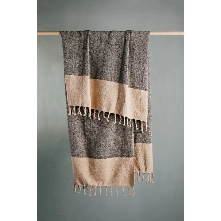 midnight blue flyn throw