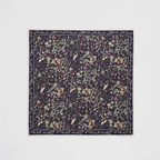 wolf garden navy square scarf