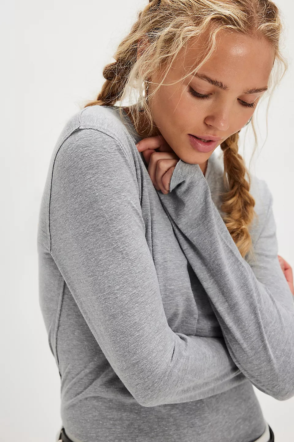 nova long sleeve in greyhound