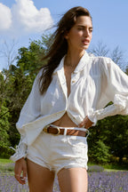 rori belt in black & cognac