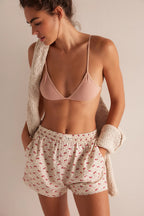 day to day floral boxer in sand