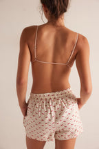 day to day floral boxer in sand