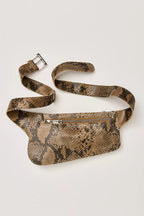 avalon leather sling in snake