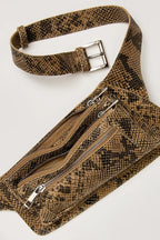 avalon leather sling in snake