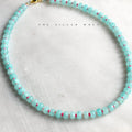 island stone candy beaded necklace