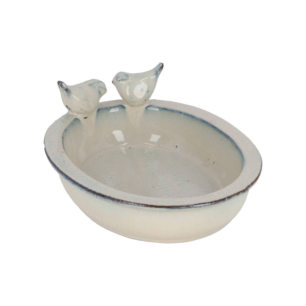 oval bird bath