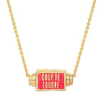 love at first sight spinner necklace