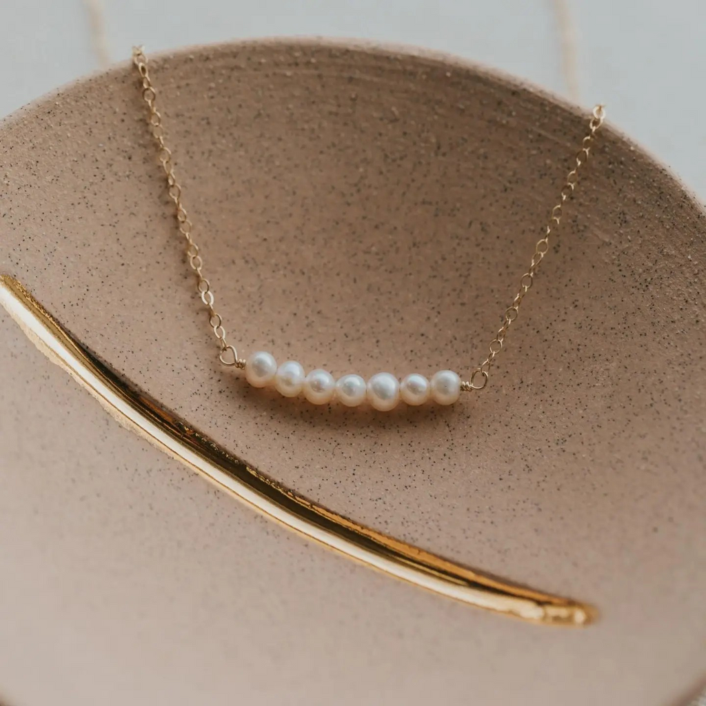 pearl linked necklace - choose your own