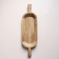 crafted dough bowl - oblong