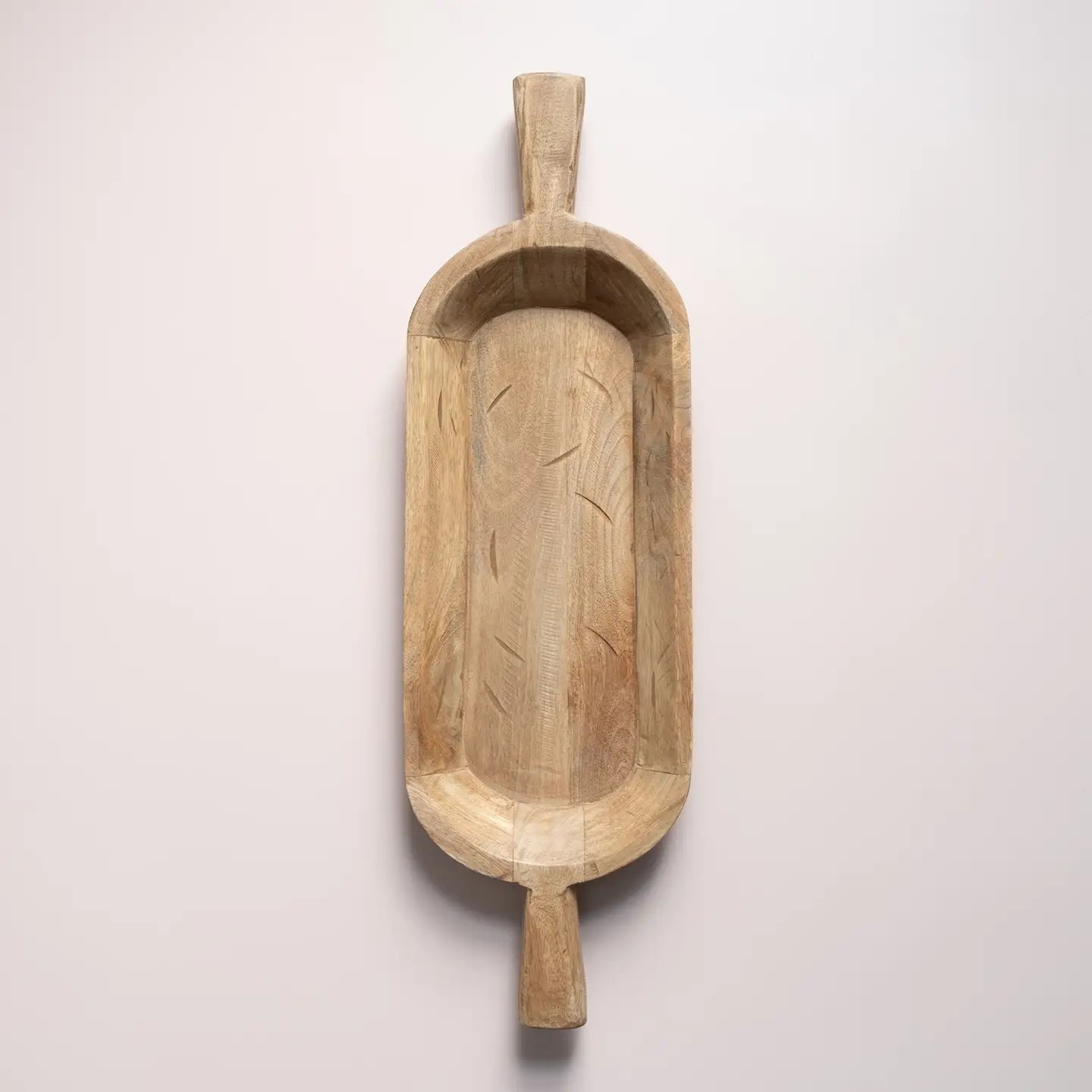 crafted dough bowl - oblong