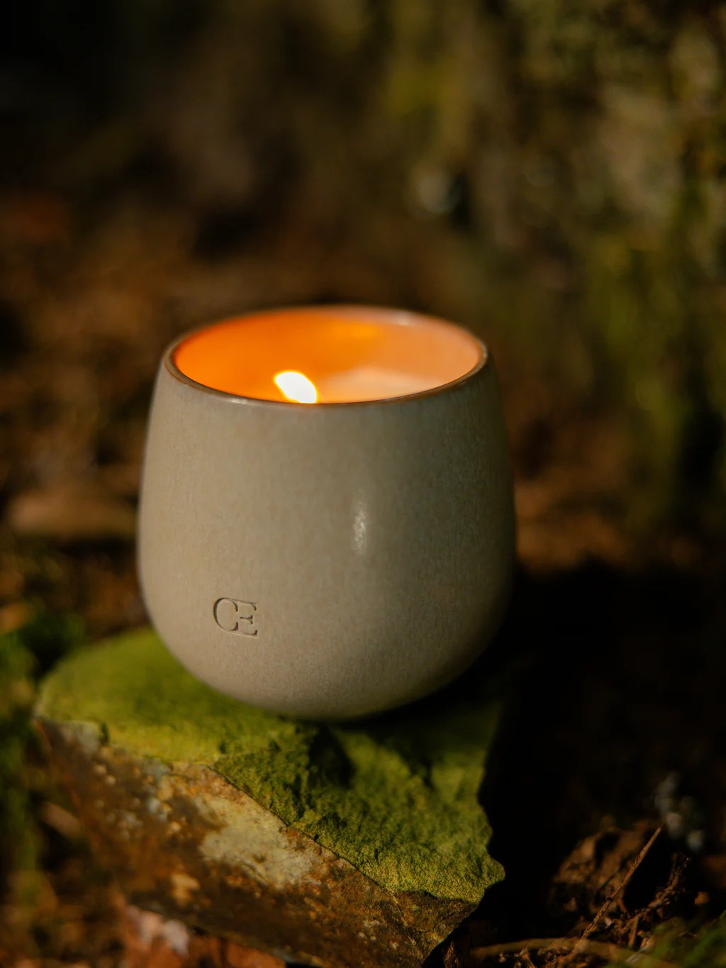 stoneware candles
