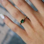 emerald bark ring