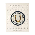 good luck woven patch