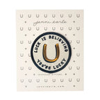 good luck woven patch