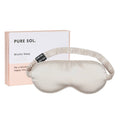 ivory mulberry silk sleep mask