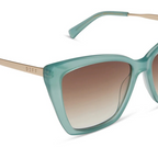 becky ii in aquatic awe + brown gradient