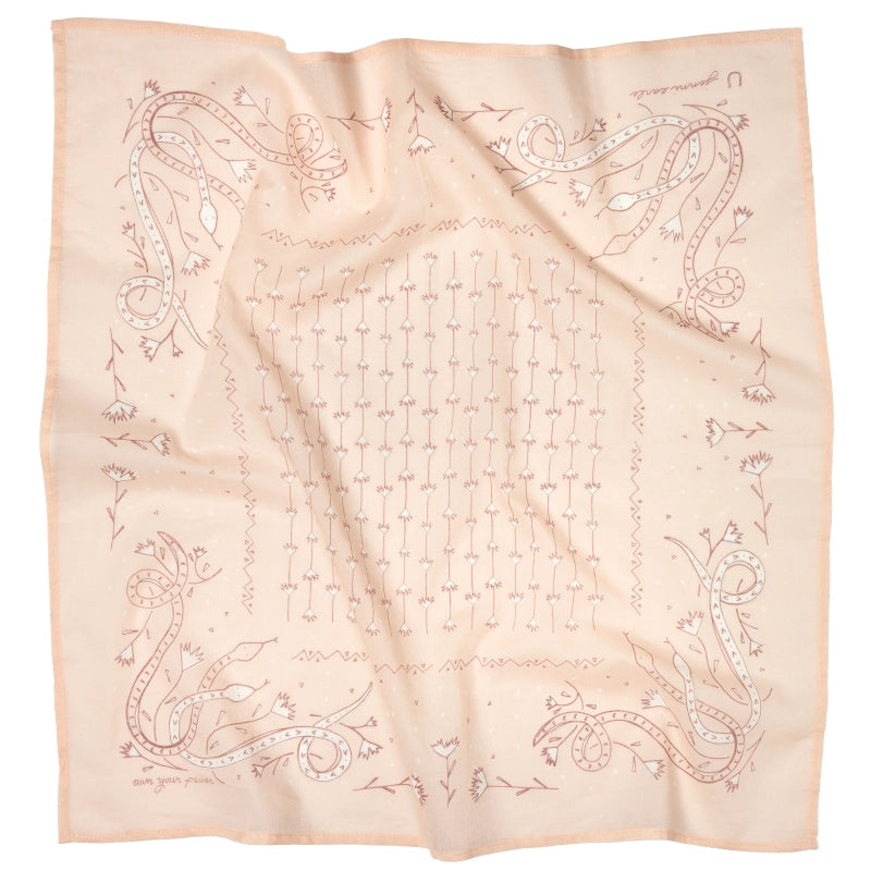 "own your power" bandana