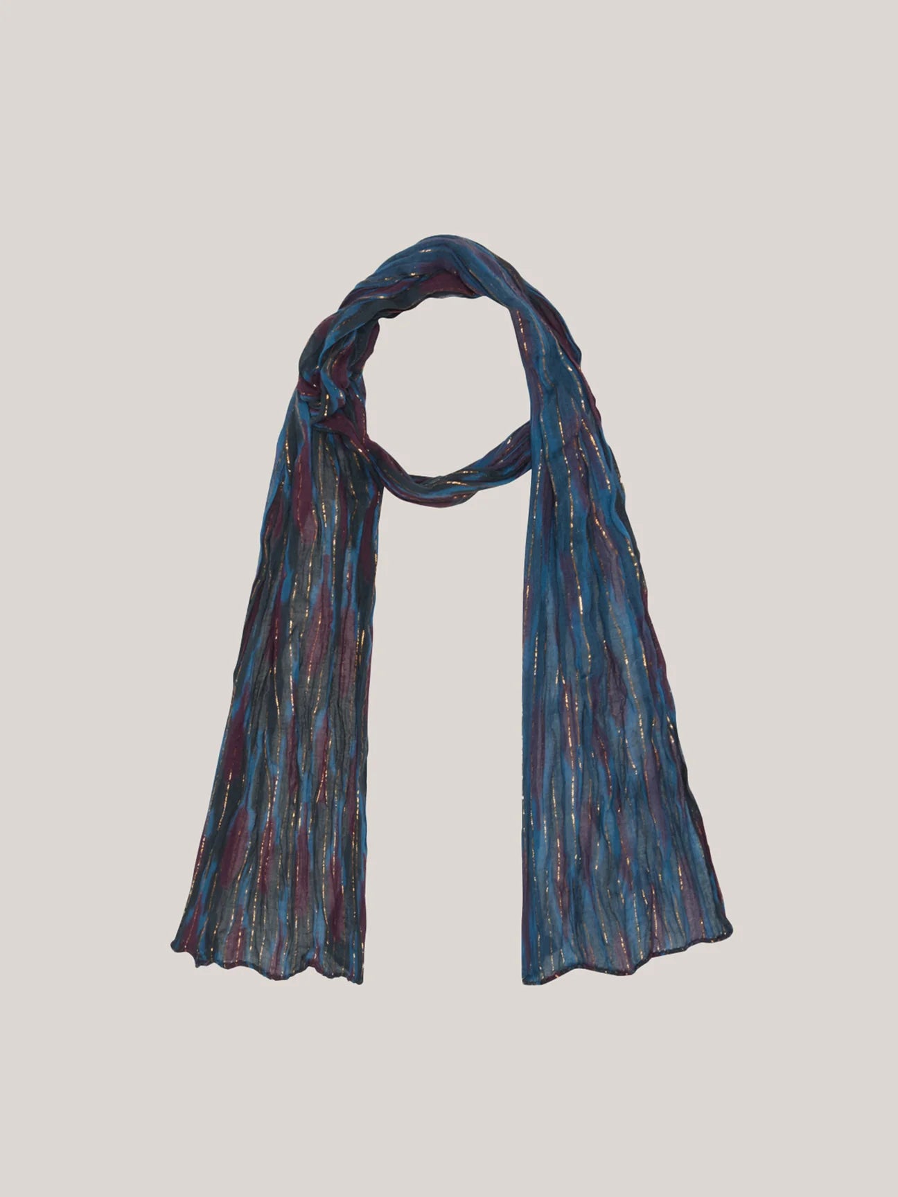 claude scarf - firework ocean