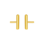 lottie bar studs in gold