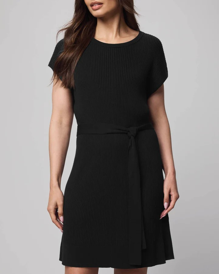 georgie mini dress in black