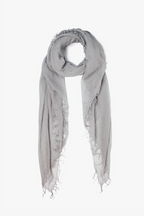 cashmere + silk scarf in griffin