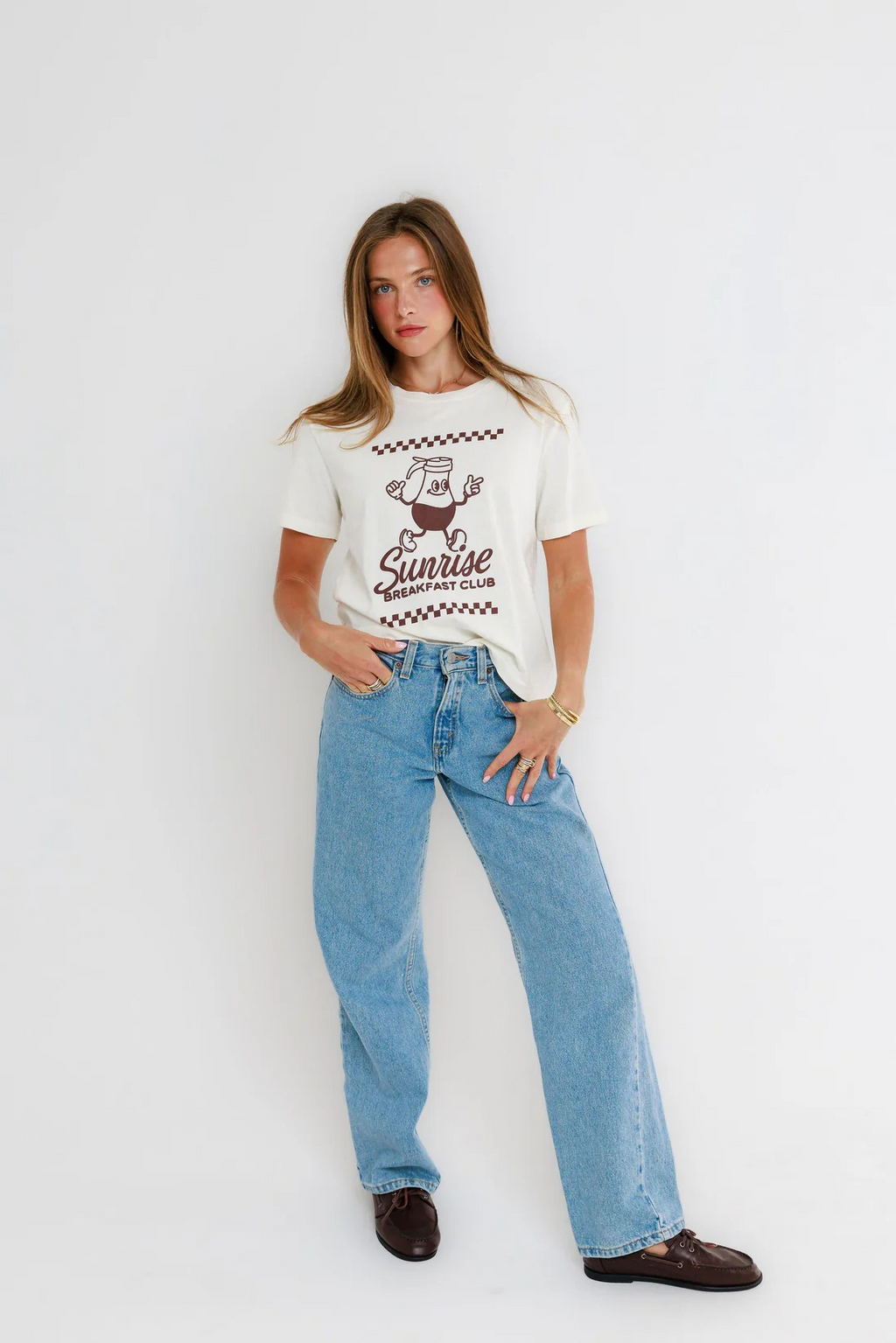 sunrise breakfast club everyday tee