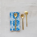 brass spoon - sculpted handle