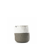 kiondo basket - warm gray + white