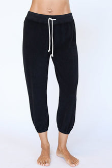  Gogo Loop Terry Jogger in Black