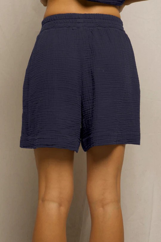 lucca double gauze pull on short