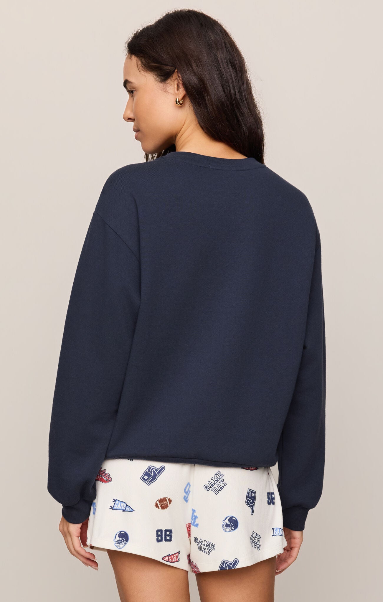 boyfriend patch sweatshirt