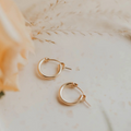 bold hoops - 14mm