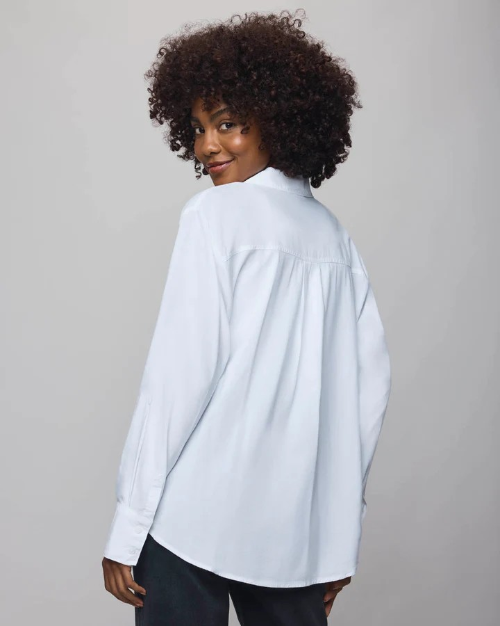 reese button down in white