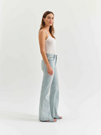 heartbreaker mid rise flare in vintage swoon