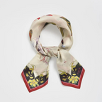 wonderland scene square scarf