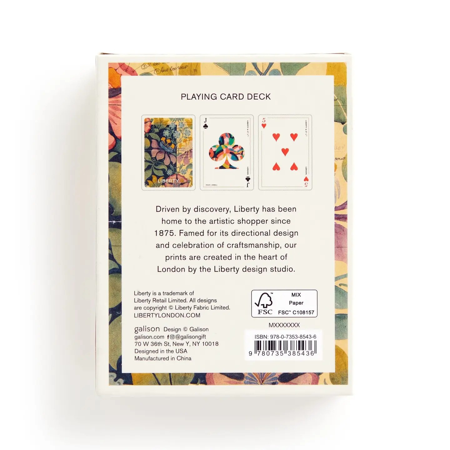 liberty archive playing card deck