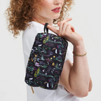 wilderness black cosmetic pouch