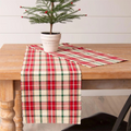 table runner - red christmas plaid