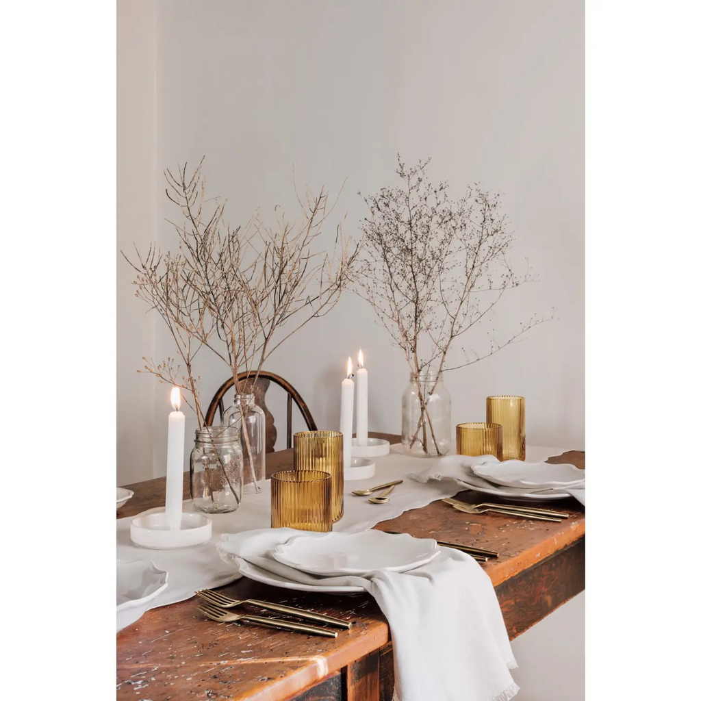 natural florence table runner