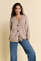 the rachel cardigan in mocha