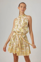 printed lizette dress